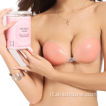 Reggiseni da donna in silicone a triplo spessore con reggiseno a coppa